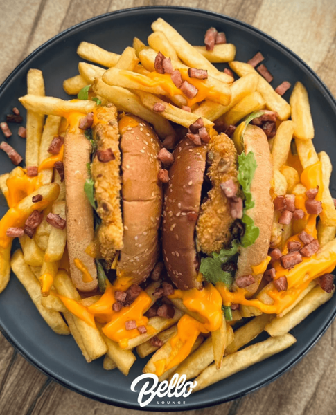 Burger Bacon Pui/csirke/chicken